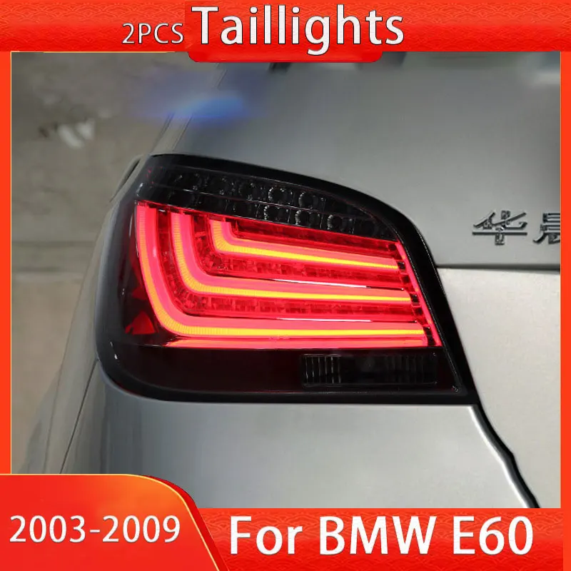 

Автомобильные фары для BMW E60 2003-2009 5 серии 520i, Светодиодные Автомобильные задние фары в сборе, модернизированные задние фары, аксессуары высокого качества