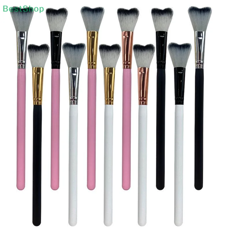 1 個まつげシャンプー湾曲ブラシまつげエクステンションクレンジング用、ソフトメイクアップ除去バススウィープブラシツール