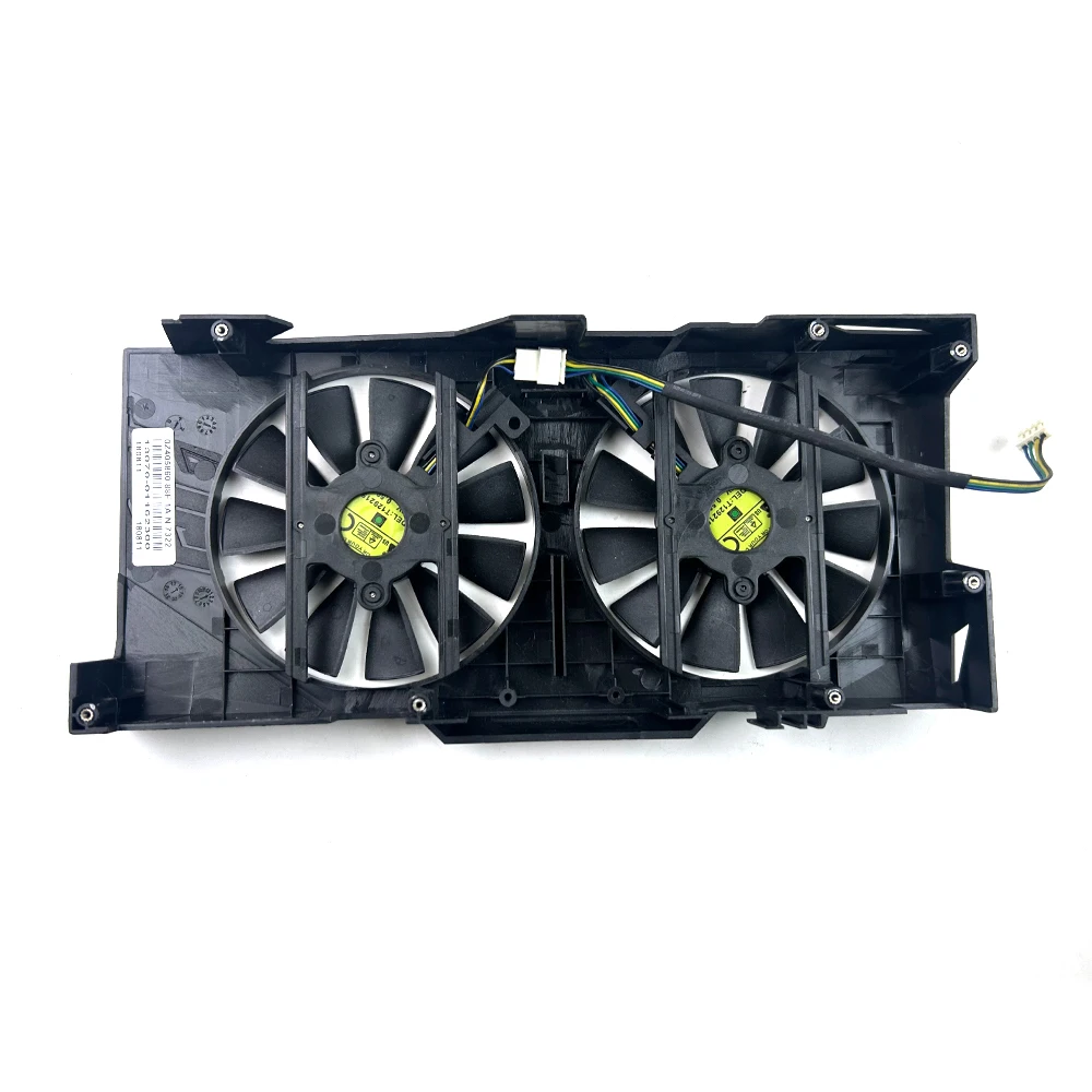 غلاف مروحة التبريد والمروحة لمروحة بطاقة الفيديو ASUS AREZ RX 470 570 580 SI EXPEDITION OC