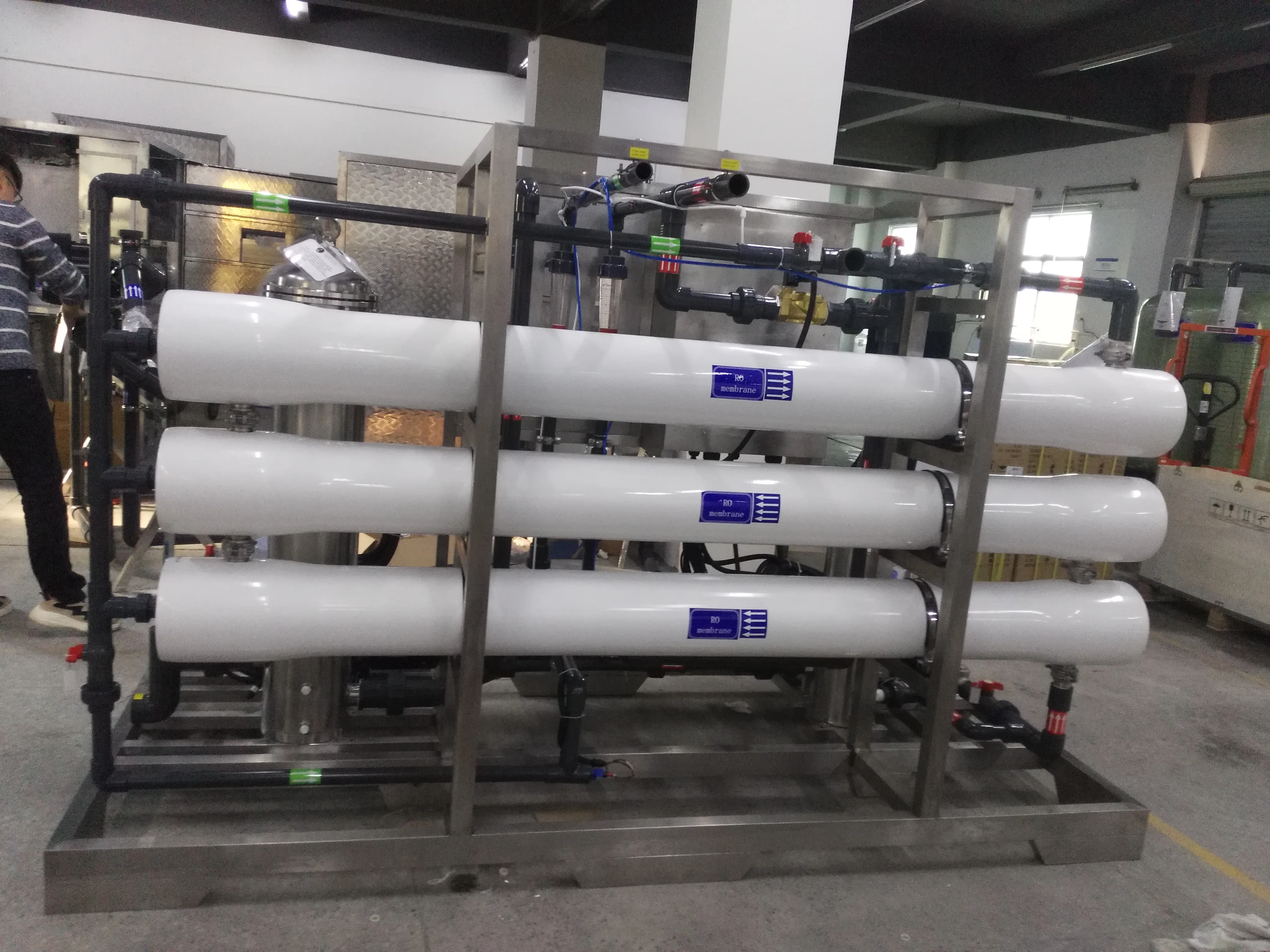 5 Ton/hour Reverse Osmosis System RO Plant For Agriculture Irrigation Salt Water Purification System RO Desalination Machine