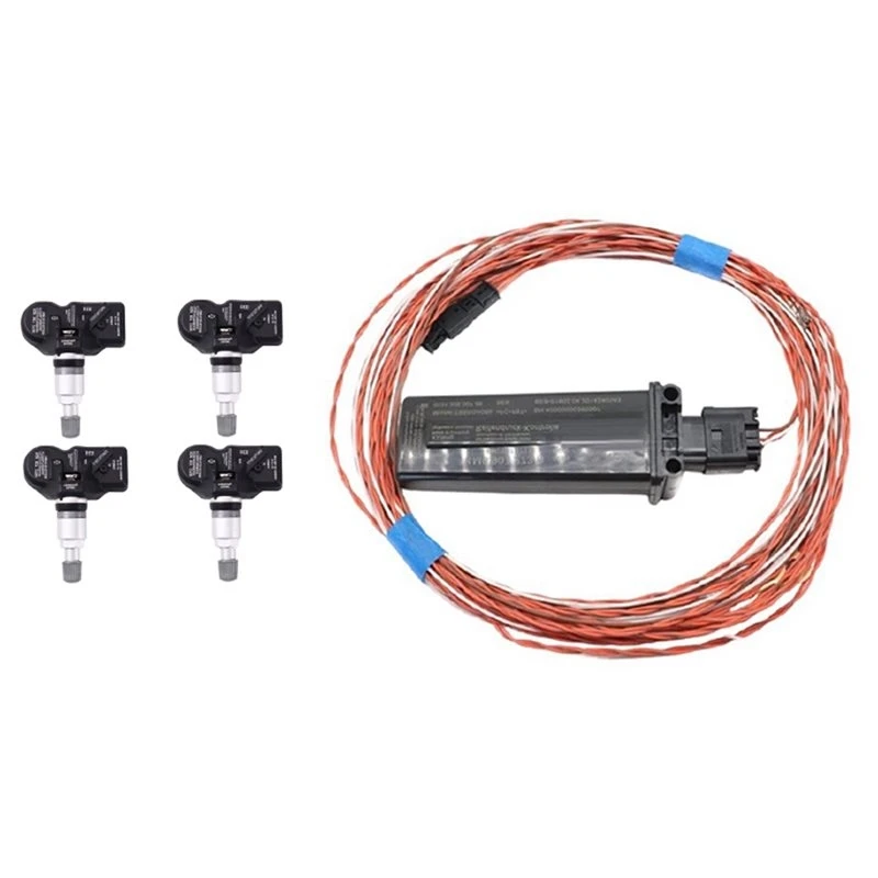 Reliable-TPMS Tire Pressure Sensor+Module+Wire Kit For Audi VW