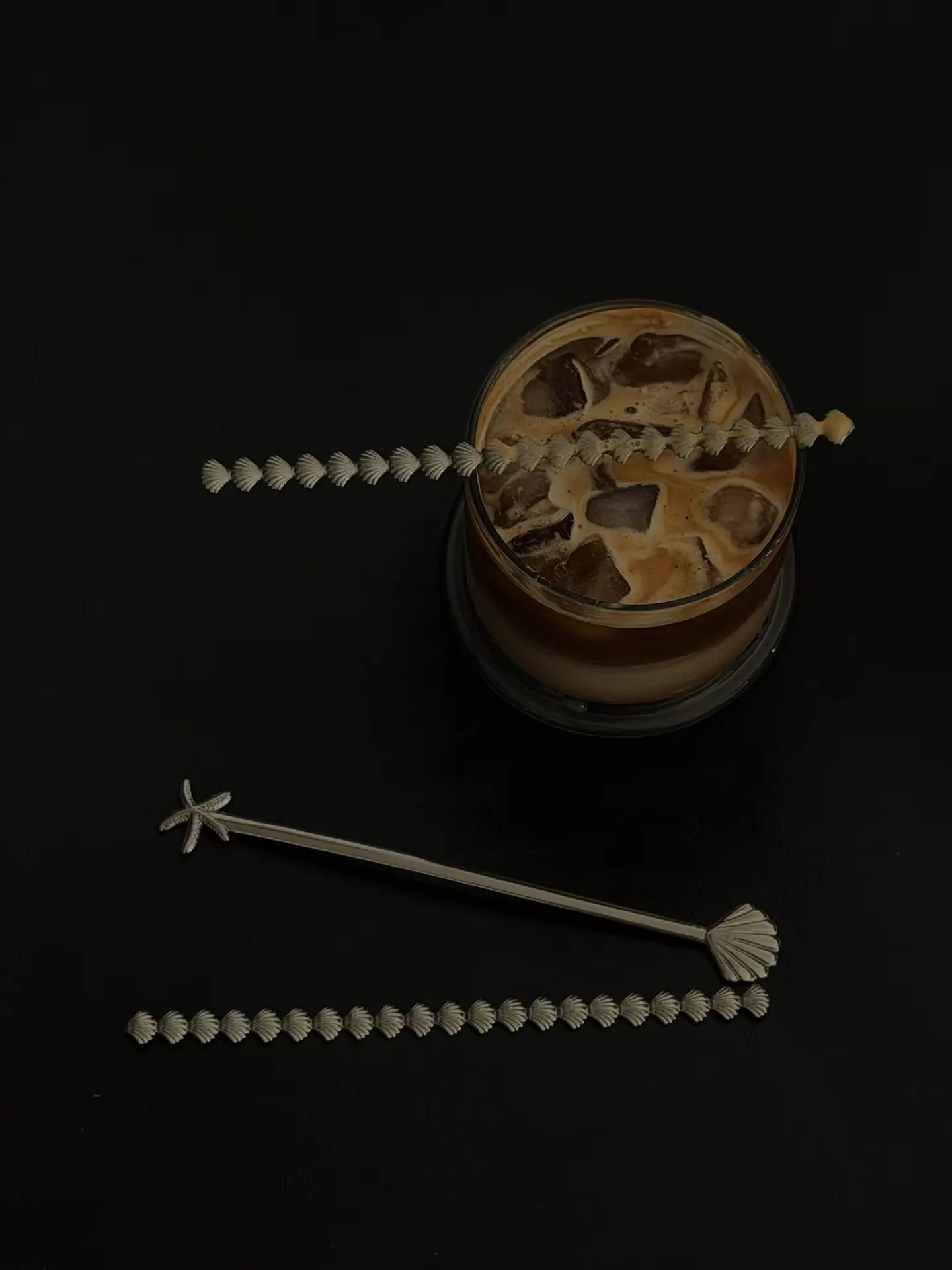 Creative Ocean Star Stainless Steel Stirrer, INS Retro Conch & Shell Coffee Stirrer Decor Coffee Milk Stirrer