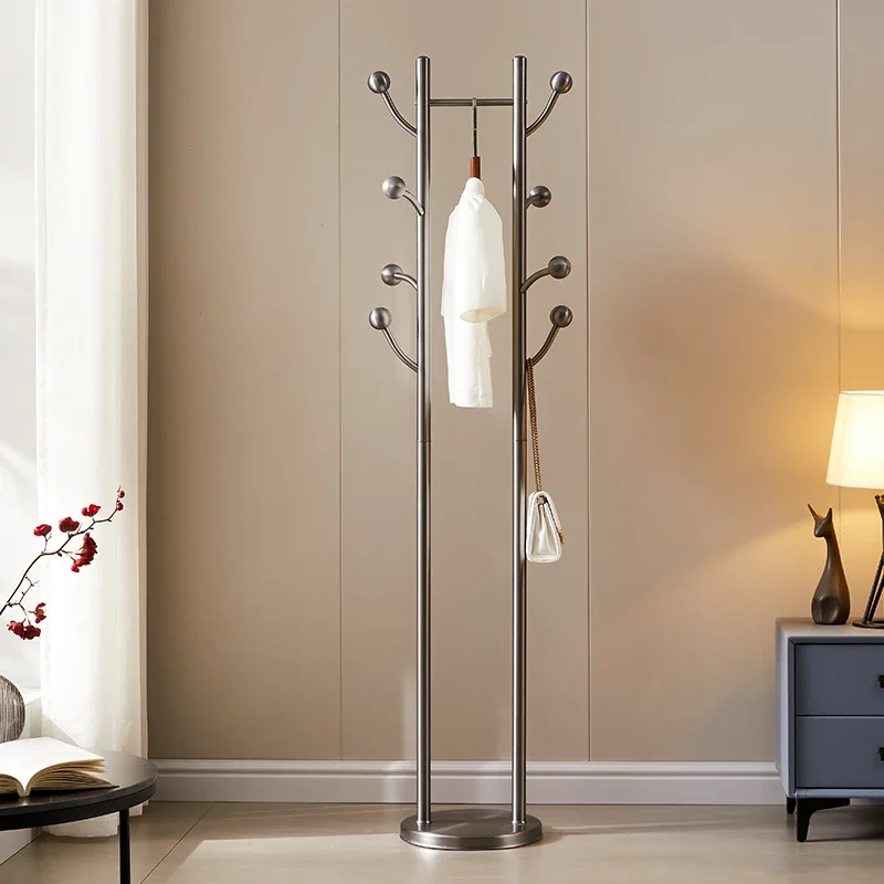 

Italian style, stainless steel, coat rack, floor, household, simple, space saving