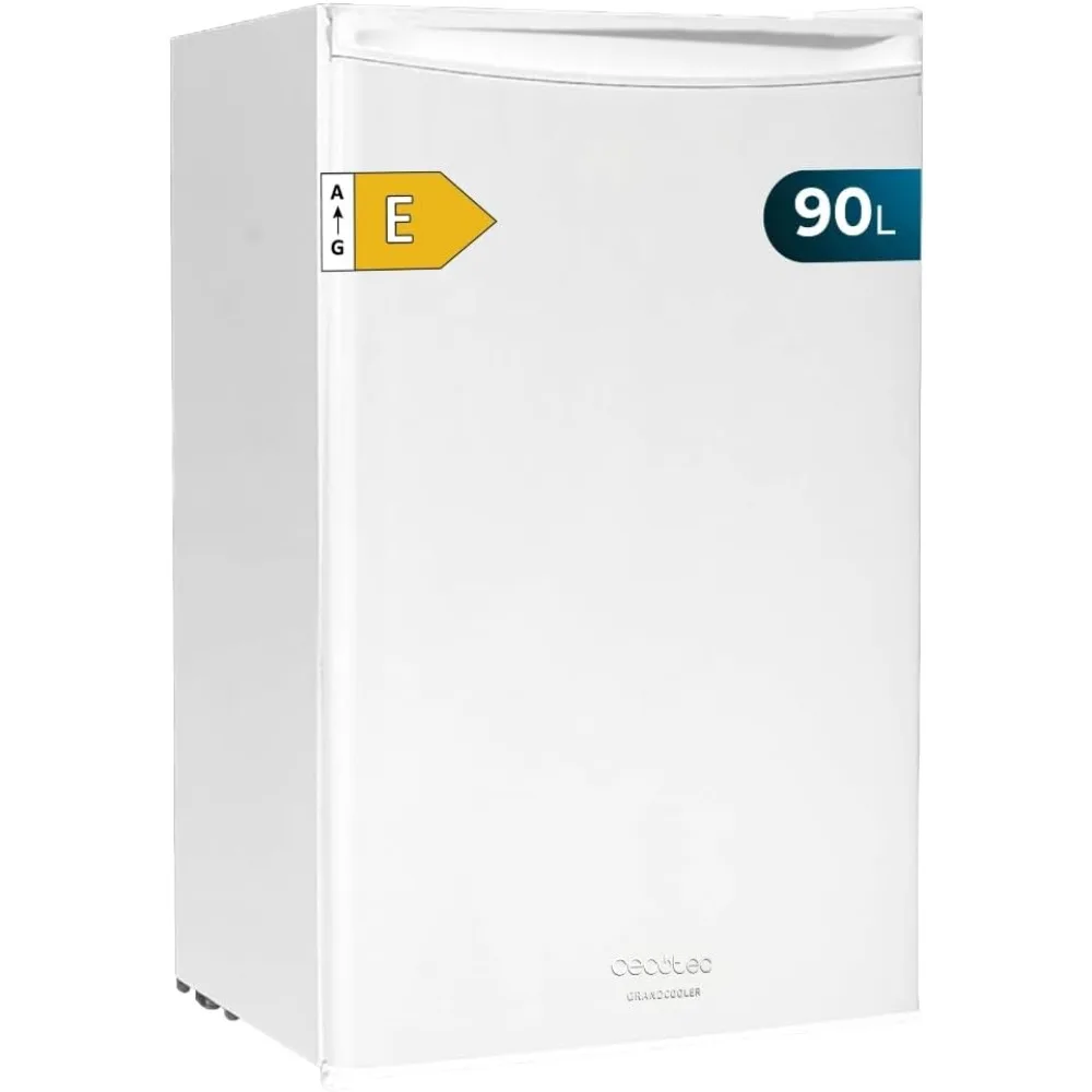 nevera pequeña frigorífico mini 90l de 1 puerta bolero coolmarket tt 90 blanco e. sobremesa frigorífico, 83cm de alto y 47cm de