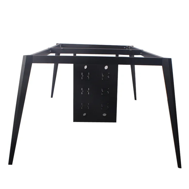 Office conference table iron frame foot steel frame metal staff seat table leg bracket wholesale rock slab table foot bracket