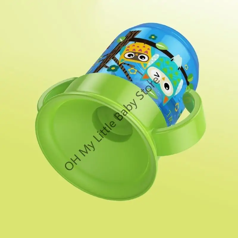 

M76C 360 Тренировочная чашка для питья с ручкой и крышкой для младенцев и малышей Чашка для воды для обучения детей пить воду