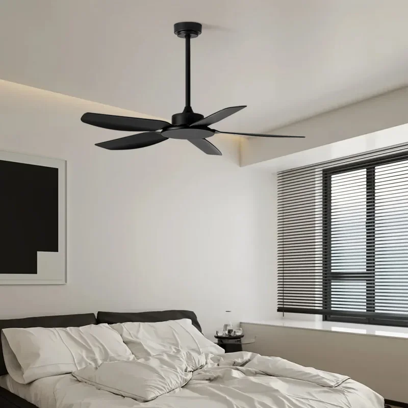 Nordic industrial wind frequency conversion ceiling fan large wind large size restaurant living room fan shopping mall hotel