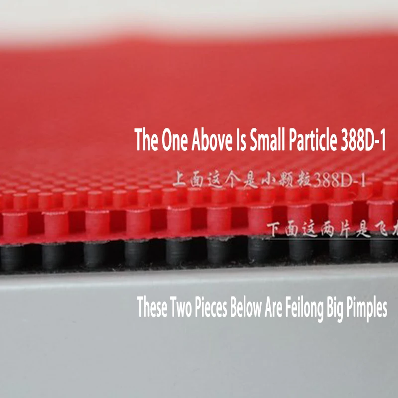 Ultra Large Particle Feilong Table Tennis Rubber Anti-Spin Long Pimples OX 2.5x2.6mm particle Single Rubber Large Pimples