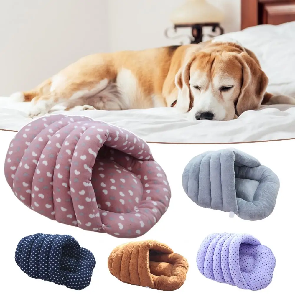 Dog Sleeping Den  Environmentally Friendly   Pet Nest Slippers Appearance Pet Nest