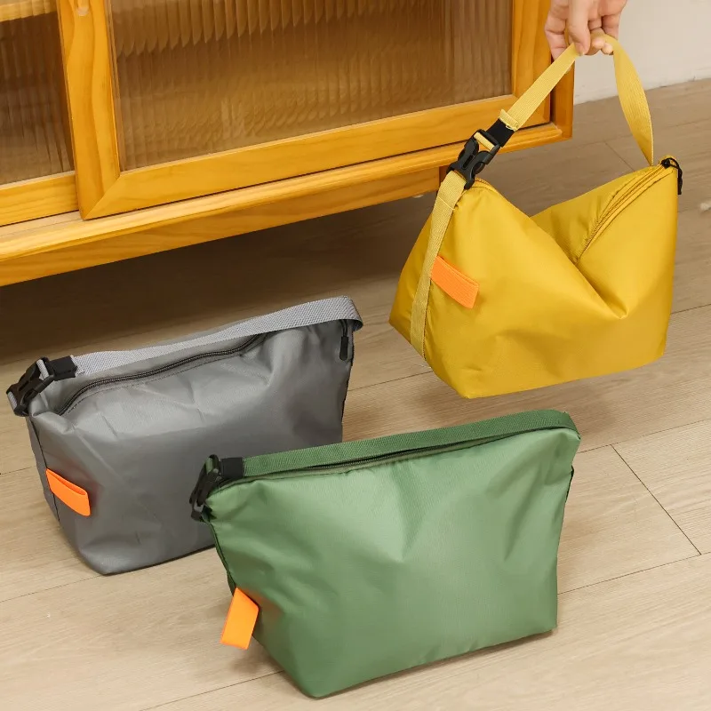 1/3PCS Lunch Box Bento Bags Insulated Aluminum Foil Storage Handbags Cold Drink Food Thickened Waterproof Travel Picnic Bags - Image 6