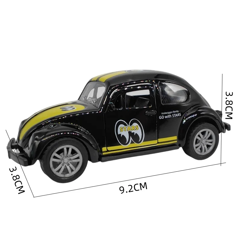 الإبداعية باب مفتوح بيتل سيارات لعب سبيكة التراجع المركبات محاكاة لعب نموذج الأطفال