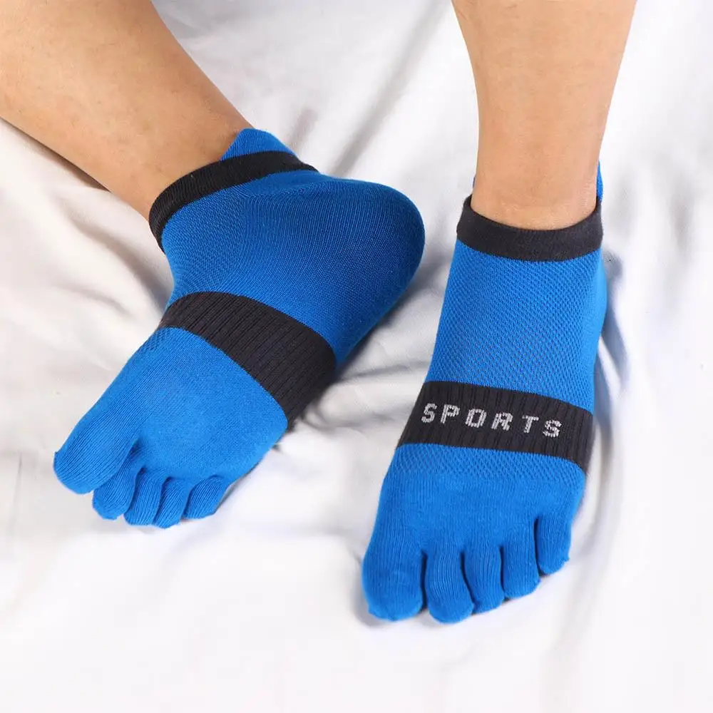 Summer Cotton Running Bike Bicycle Hiking Anti-slip Mesh Socks Five Toe Socks Sports Socks Five Finger Socks