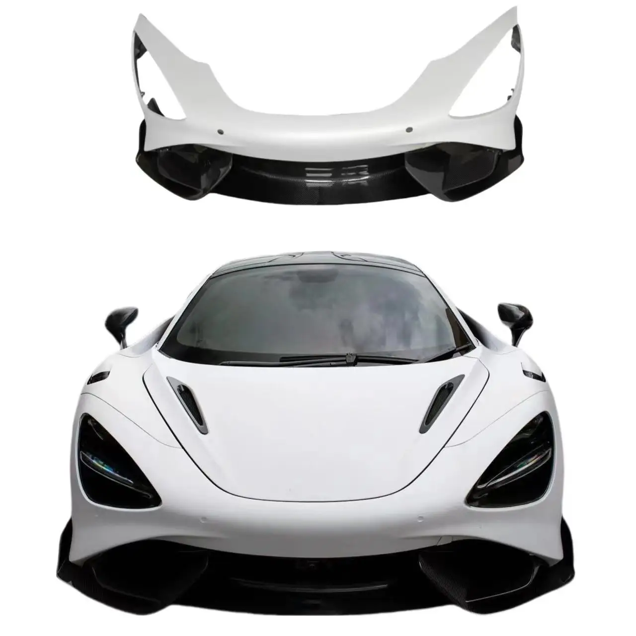 

Upgrade 765LT Style Body Kit for ’McLaren 720s Front and Rear Bumper Spoiler Hood Body Kit