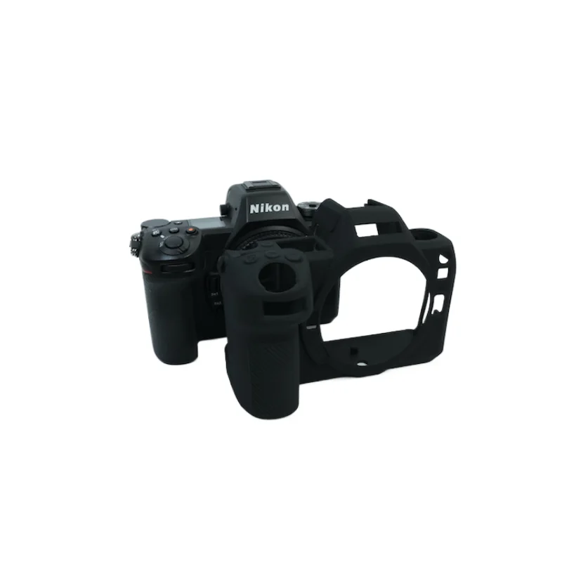 Custodia in pelle per armatura in silicone Z63 per Nikon Z6III Z6 III Custodia protettiva per fotocamera con custodia antiscivolo Design con texture