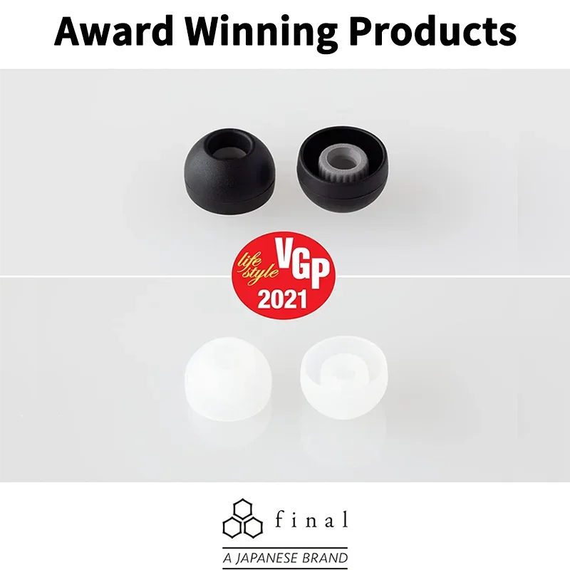 Final Type E Short TWS Silicone Eartips Bluetooth Wireless Headphone Sleeve for B&O E8 Sennheiser Sony xm4 xm5 1000XM3 EVA2020 view 3