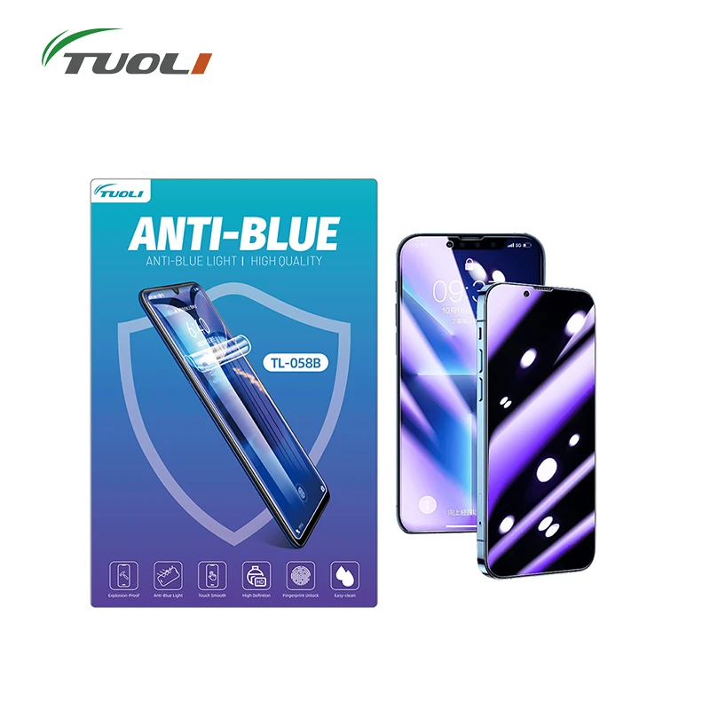 

TUOLI TL-058B Anti-blue Light Hydrogel Full Mobile Phone Screen Film for TL168 TL568 Protector Cutting Machine Material Sheet