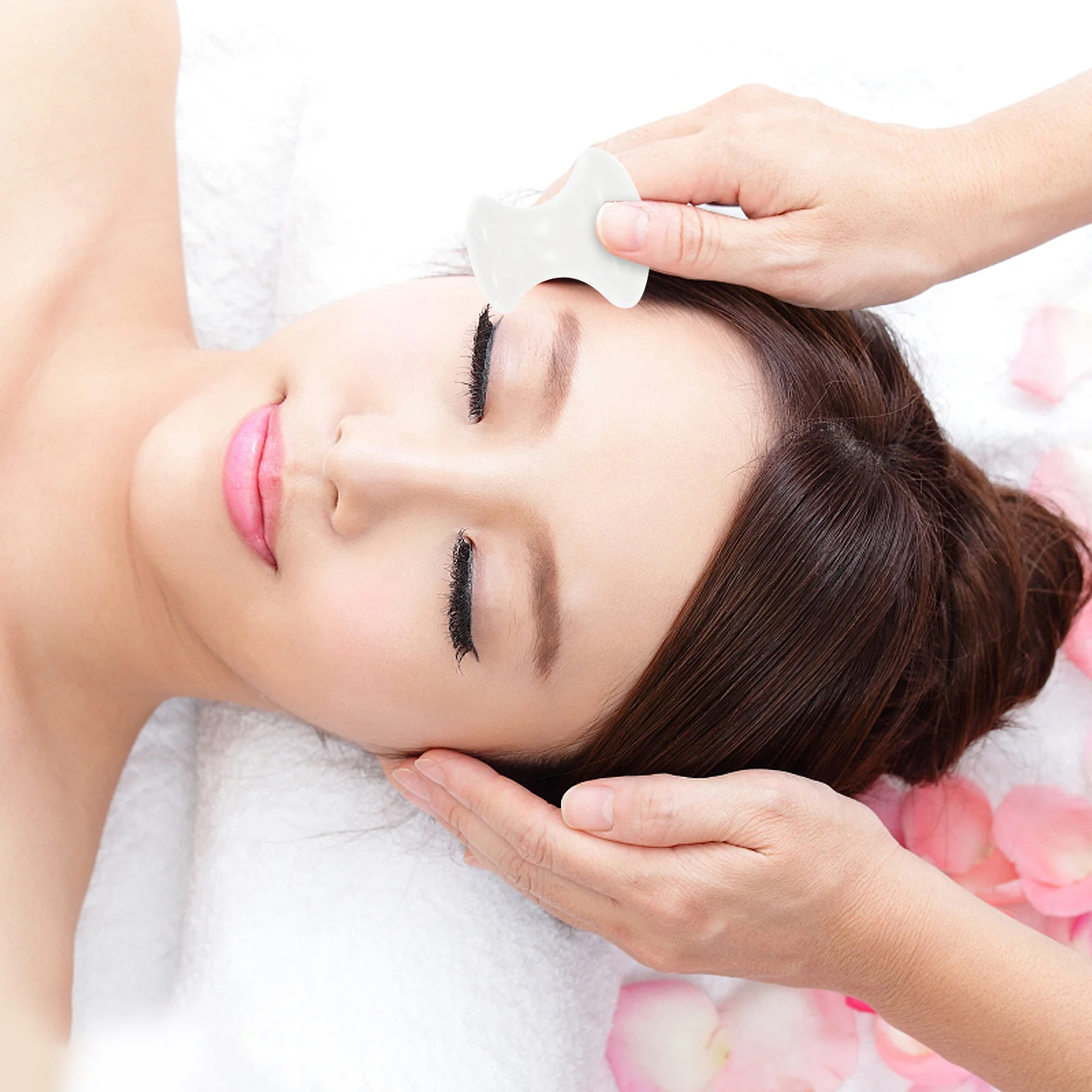 

Натуральный кристаллический кварц в форме гриба, доска Гуа Ша для лица, тела, акупунктурный массаж, бесплатный статический уход за гладкой кожей