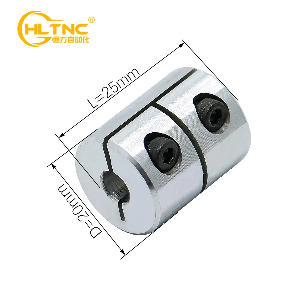 D20L25 ثلاثية الأبعاد جزء الطابعة الرصاص المسمار المقرنة 1 قطعة RIgid المقرنة اقتران جامدة 8x10 6x8 5x8 مللي متر موتور موصل عمود المحرك اقتران #1