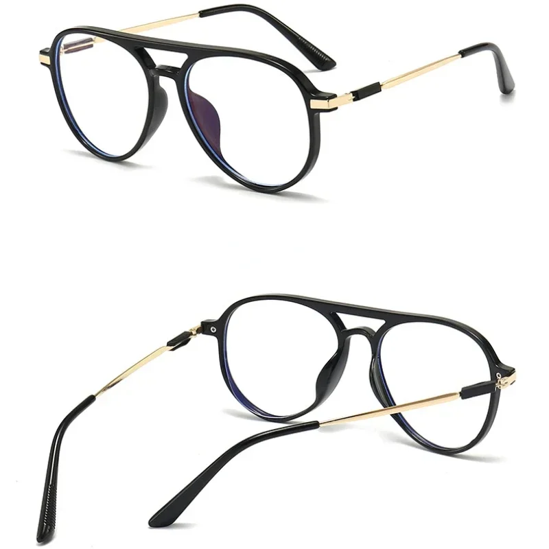 Reading Glasses for Men Fashion Large Frame Computer Finished Glasses Women Blue Light Blocking Farsighted Eyewear +100 To +400 image 3