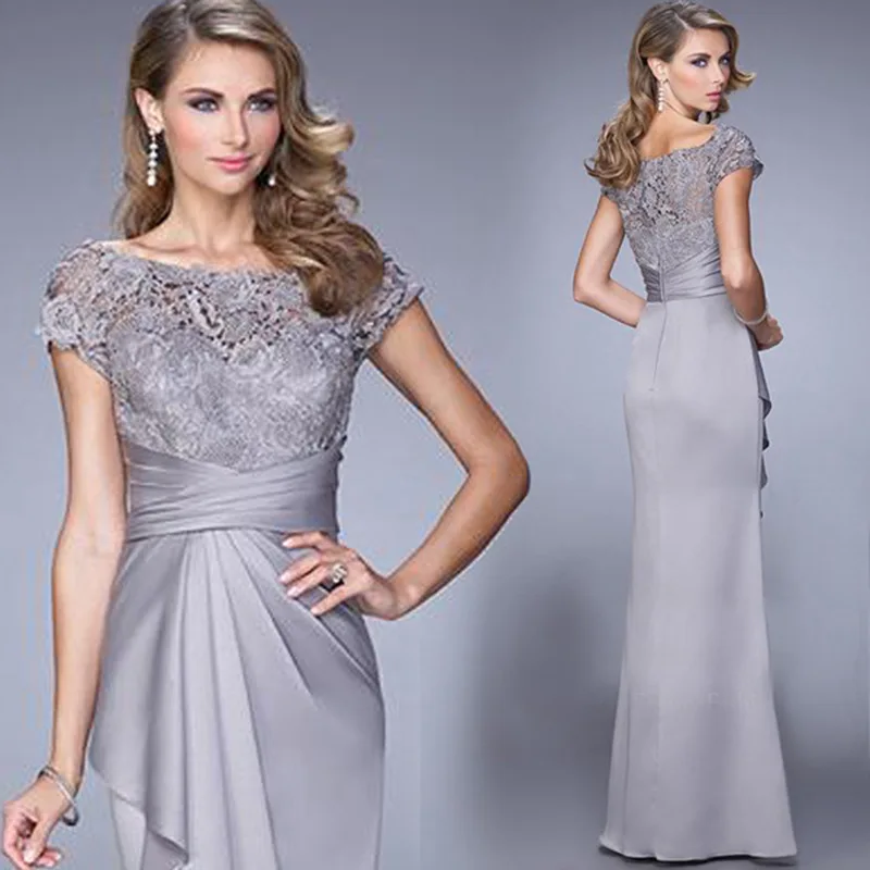 

Women Mermaid Bridesmaid Dress Wedding Party Lace Applique Off Shoulder Evening Prom Formal Gowns Host's temperament dress