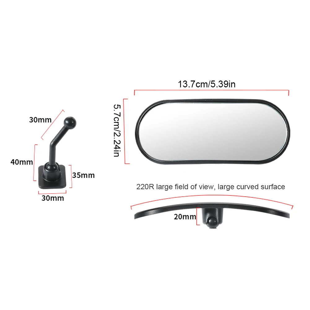 Baby Car Mirror 360° Adjustable Rear View Mirror Automotive Rearview Baby Observation Mirror for Kids Observing