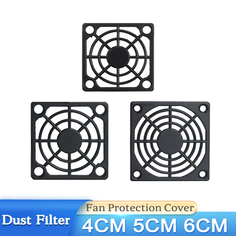 

Gdstime 100PCS 4cm 5cm 6cm Dustproof Mesh Dust PC Computer Filter Case Cooling Fan Grill Heatsink Cover Fan Protection Cover