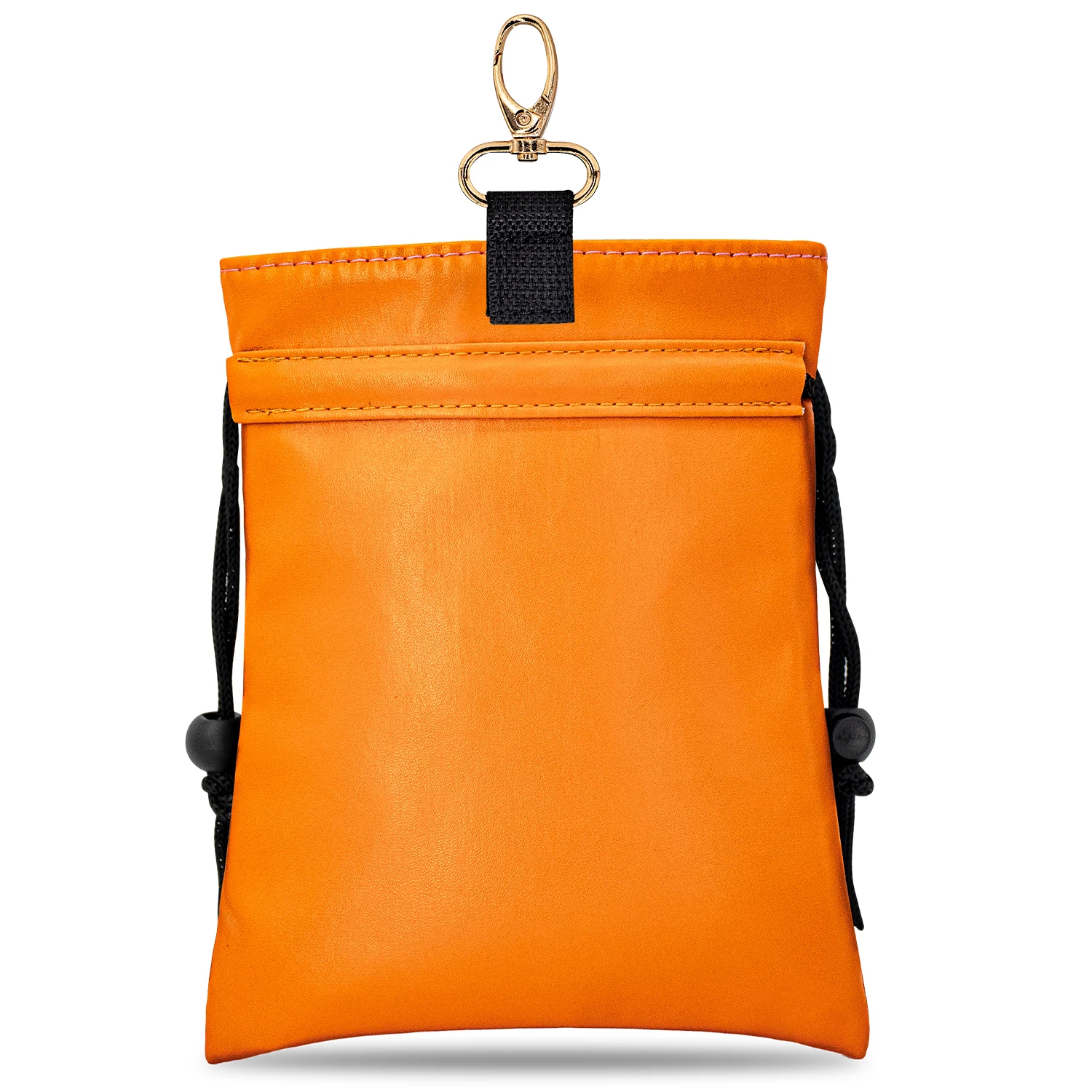 1PC Ice Cream Pattern Golf Drawstring Pouch Bag with Carabiner Hook Portable Golf Valuables Storage Bag Golf Accessories