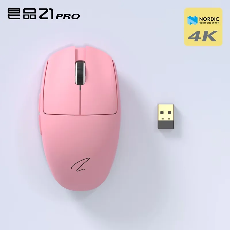 Zopin-ワイヤレスゲーミングマウスz1Pro,4K,3モード,paw3395, 2.4g