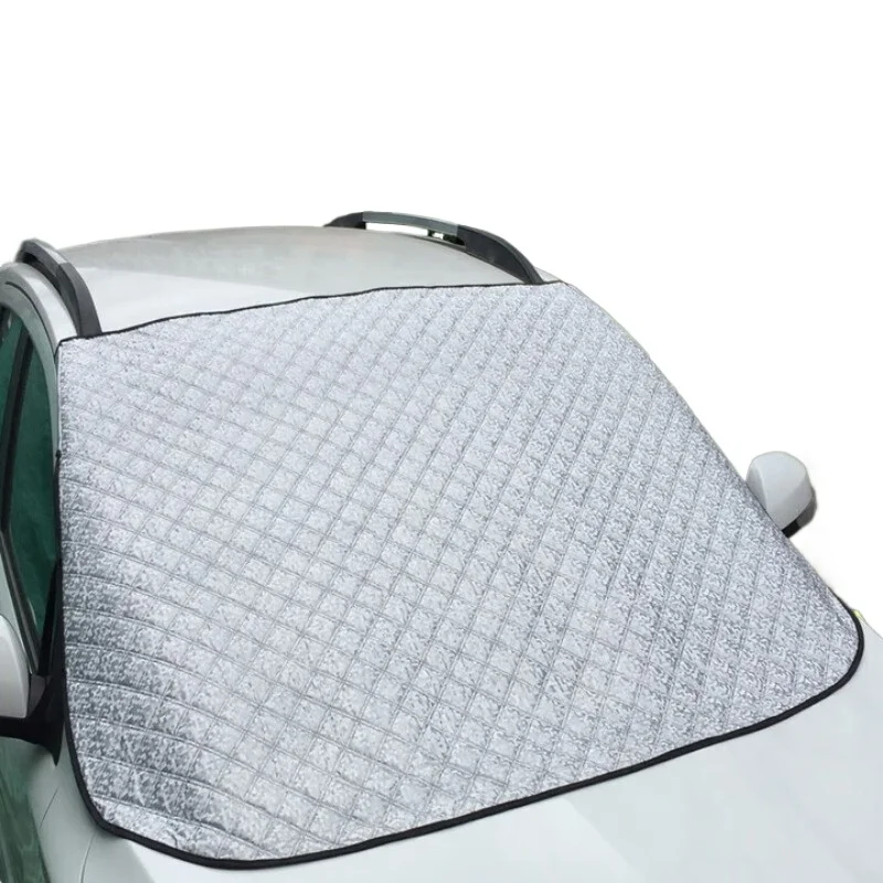 

Sunshade, front windshield, sunscreen, windshield, sunscreen cloth, summer sunshield 3 magnets, front shield 1 piece - silver