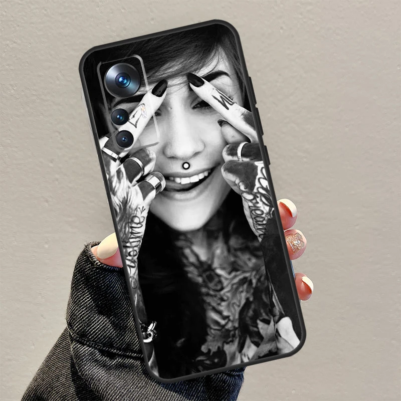Middle Finger Girl Case For Xiaomi 14T 11T 12T 13T Pro 15 13 14 Ultra Cover For POCO F7 F5 F6 X3 X5 X6 X7 Pro
