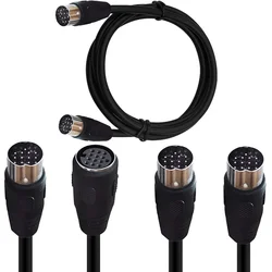 13 Pin din cable Male to Male Female S-Video Power Din Signal Extension MIDI Cable 1M 1.5M 3M