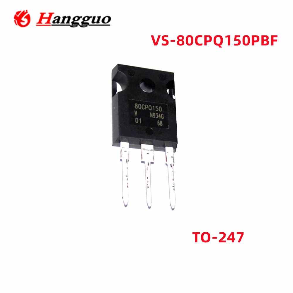 5PCS/Lot Originl VS-80CPQ150PBF 80CPQ150 80CPQ150PBF TO-247 80A 150V diode 4