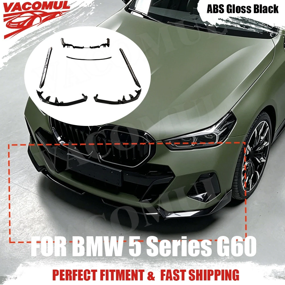 

VACOMUL Front Lip Rear Diffuser Spoiler Side Skirts BodyKits For BMW 5 Serise G60 G68 M Sport 2024+ Front Rear Bumper Car Guard