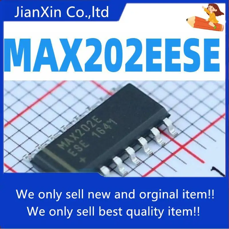 

10 шт. оригинальный новый драйвер MAX202EESE MAX202ECSE MAX202E SOP16