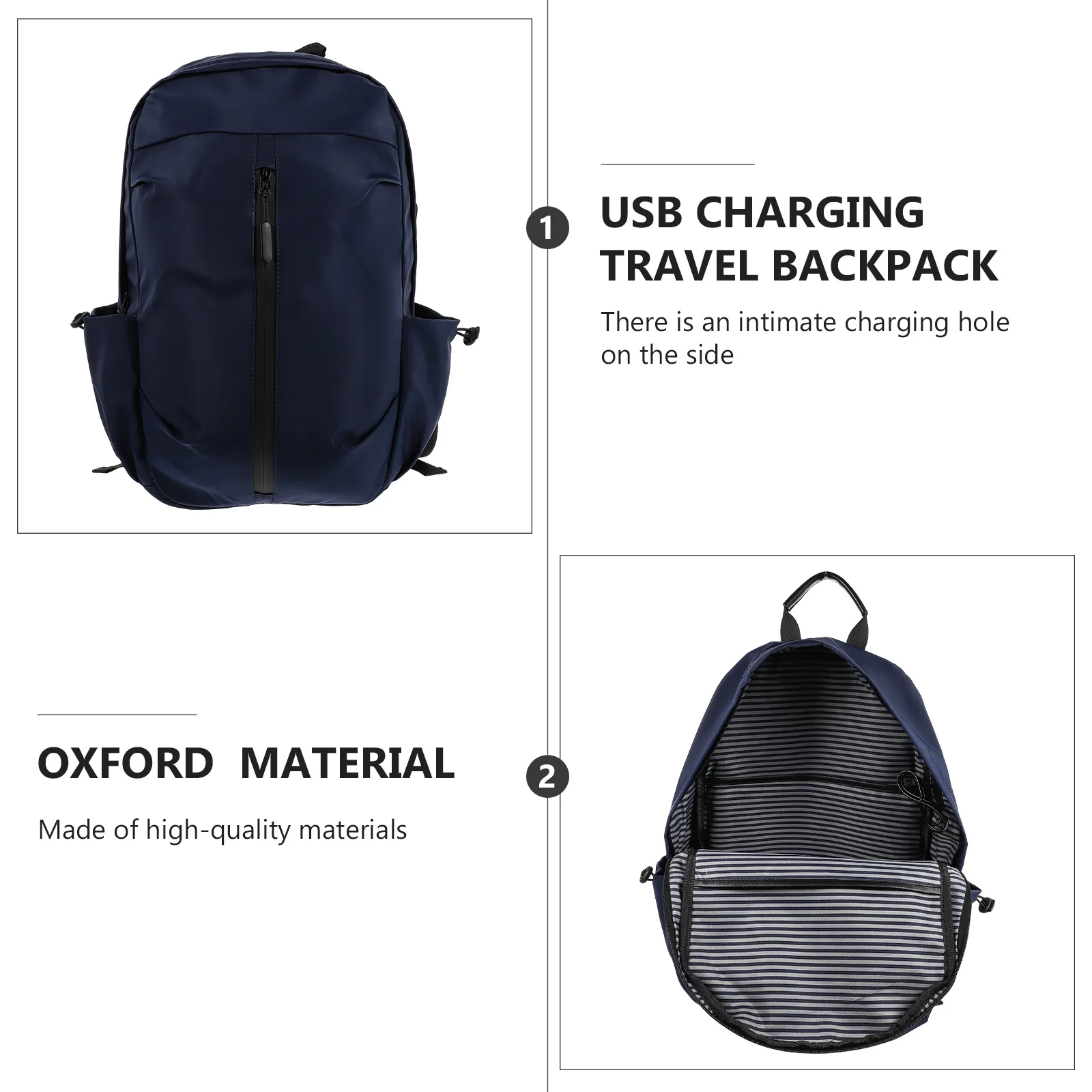 

1 шт., деловой рюкзак для ноутбука, ткань Оксфорд, водонепроницаемая дорожная сумка для компьютера большой емкости, рюкзак для ноутбука, сумка для компьютера