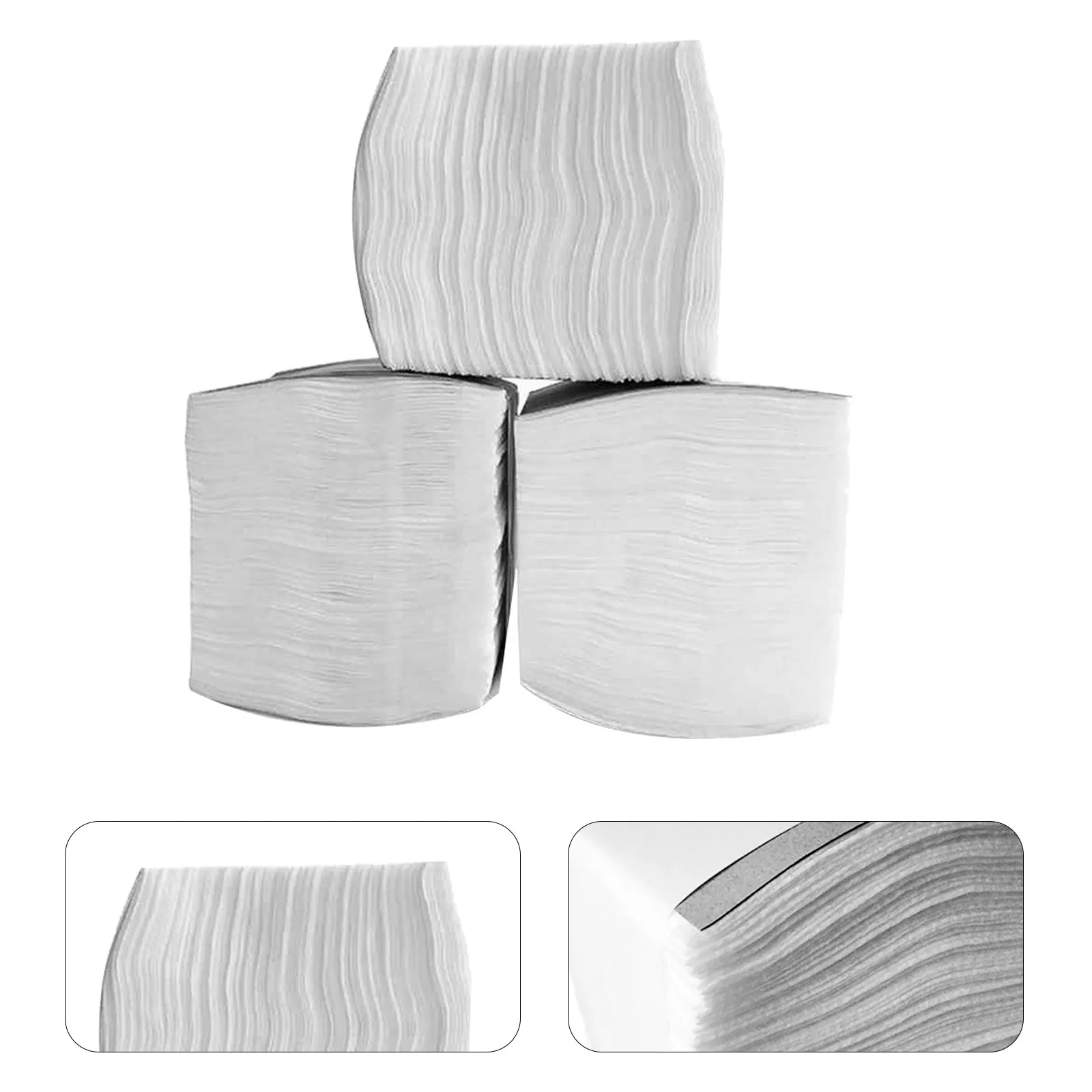 

300 шт. ультрамягких нетканых салфеток для снятия макияжа, очищающие салфетки для лица, глубокое очищение, бережный уход за кожей, инструмент для домашнего и салонного использования, 10 см