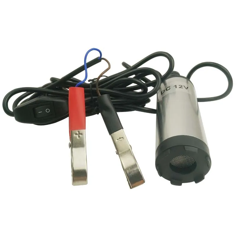 Pompe à eau électrique Diesel 12V 24V, pour le pompage d'huile Diesel et d'eau, Submersible, 12/30 L/min, pompe de transfert de carburant