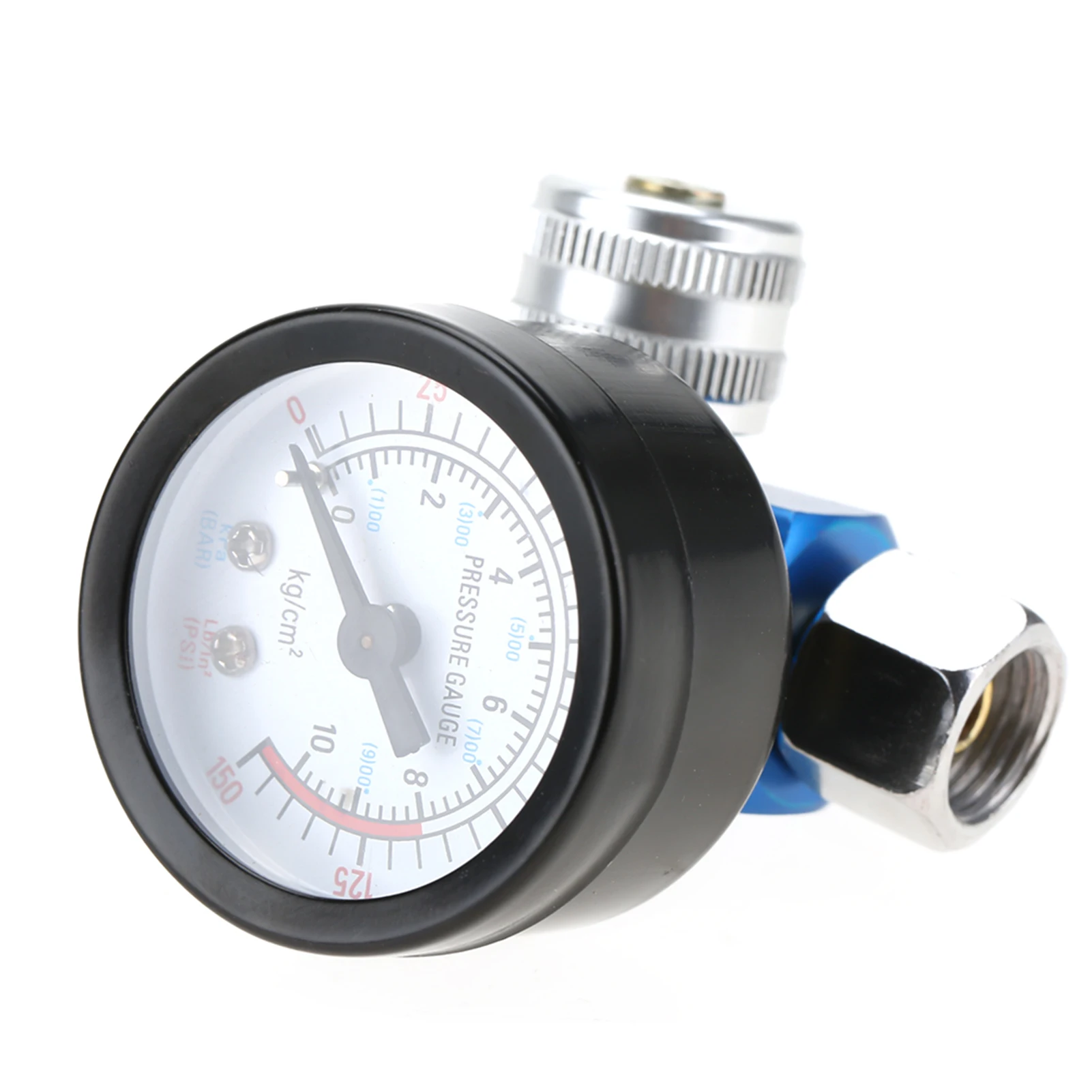 Air Pressure Regulator Adjustable Pneumatic Reducing Valve With Gauge Use for Paint Spray Gun Pressure Range 0-10BAR