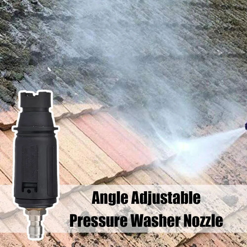 Angle Quick Pressure Washer, Rotating Turbo bocal, pivotante acoplador, spray bocal dicas para lavadora a pressão, ferramenta de limpeza, 1/4"