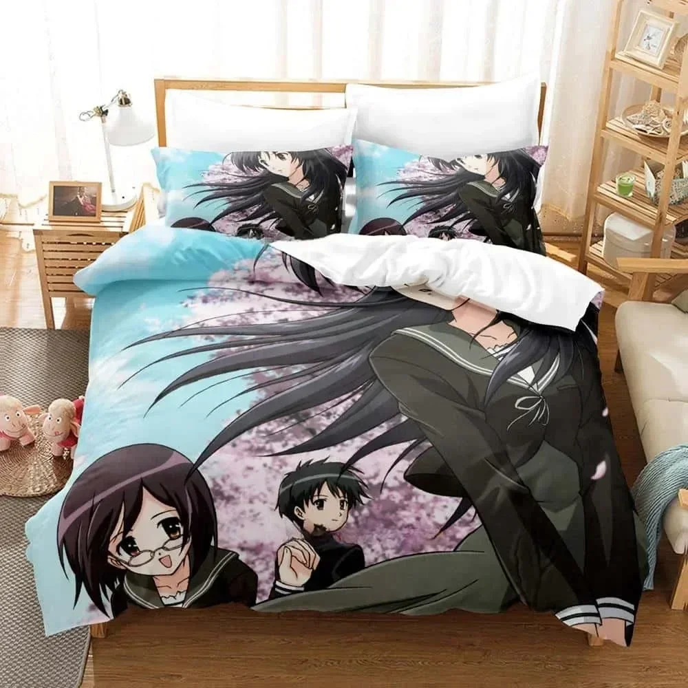

Fashion 3D Print Anime Myself ; Yourself Bedding Set Single Twin Full Queen King Size Bed Set Adult Kid Bedroom Duvet cover Sets