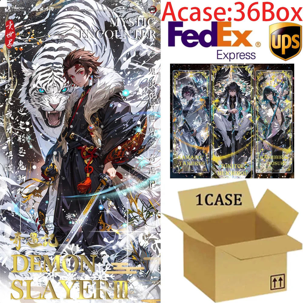 Wholesale Latest Release Case Demon Slayer Collection Card Douqu 3 series Shinobu Nezuko Mitsuri Anime Character Rare Card