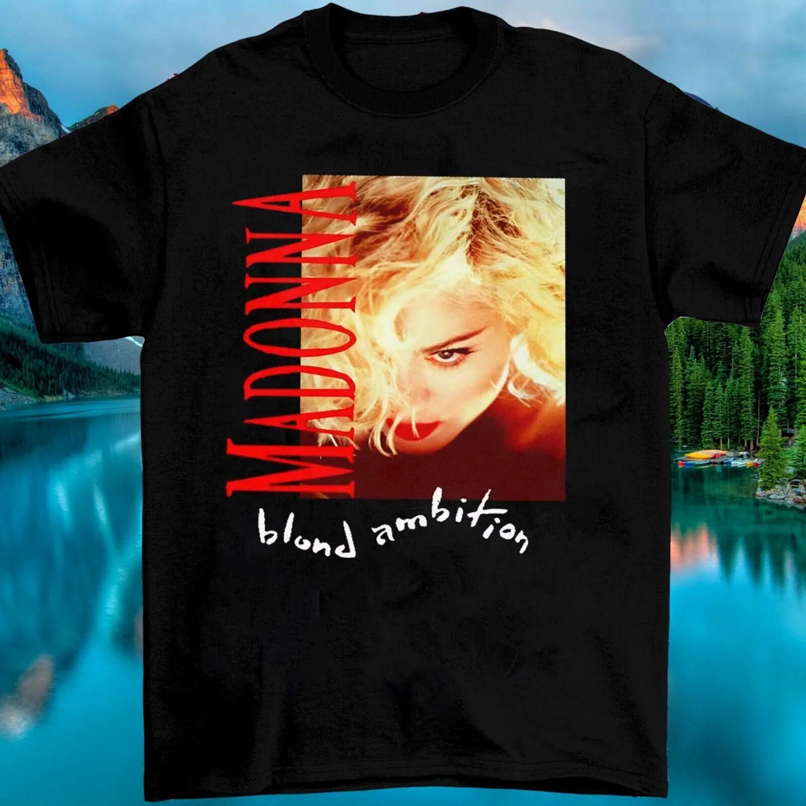 Hot Madonna Blond Ambition World Tour For Fans All Size T Shirt Ee7634