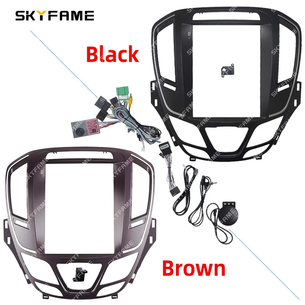 SKYFAME 9.7 Inch Car Frame Fascia Adapter Canbus Box Decoder Android Radio Dash Fitting Panel Kit For Buick Regal Opel Insignia