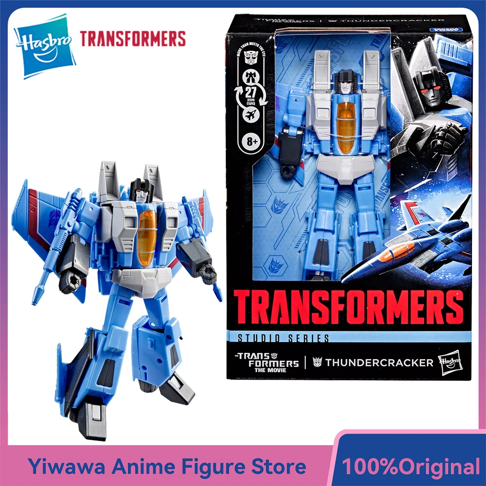 

Оригинальный новый Hasbro Transformers Studio Series Thundercracker (SS86 The Movie) 16,5 см Voyager Class, экшн-модель, игрушки-фигурки