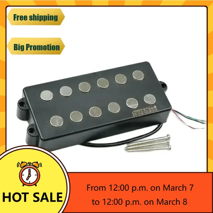 

QX Music Store-6 Strings Bass Pickups . Bass Pickups Humbucker Pickups For Electric Bass Guitar