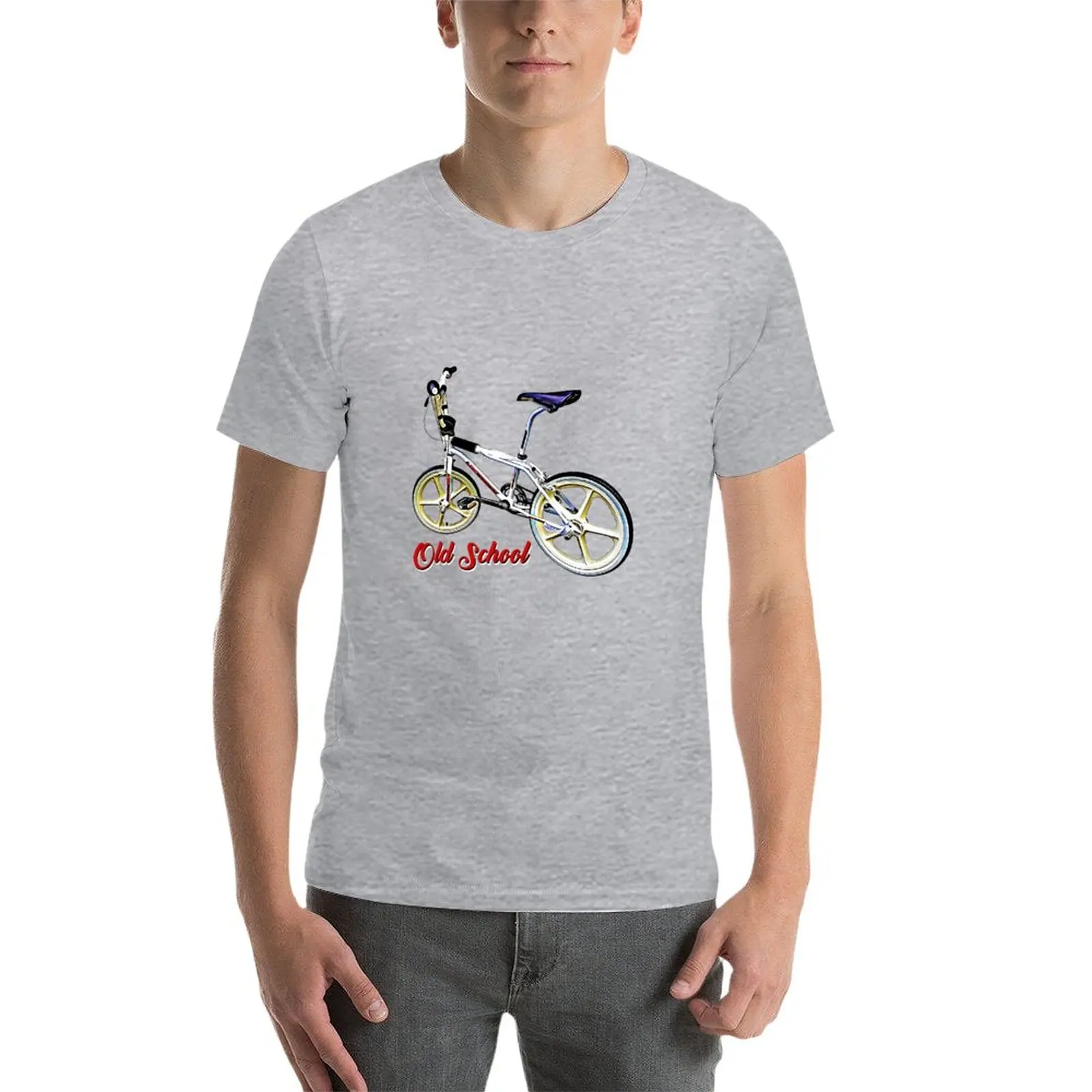 old school bmx T-Shirt graphic t shirts quick-drying t-shirt t shirt man mens white t shirts