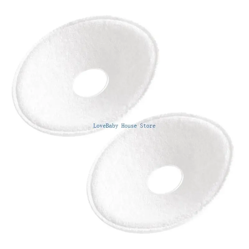 BX0D 1 زوج وسادة التمريض تنفس الطفل الرضاعة الطبيعية وسادة للأم التمريض الأساسية توفير الراحة ومنع التسرب