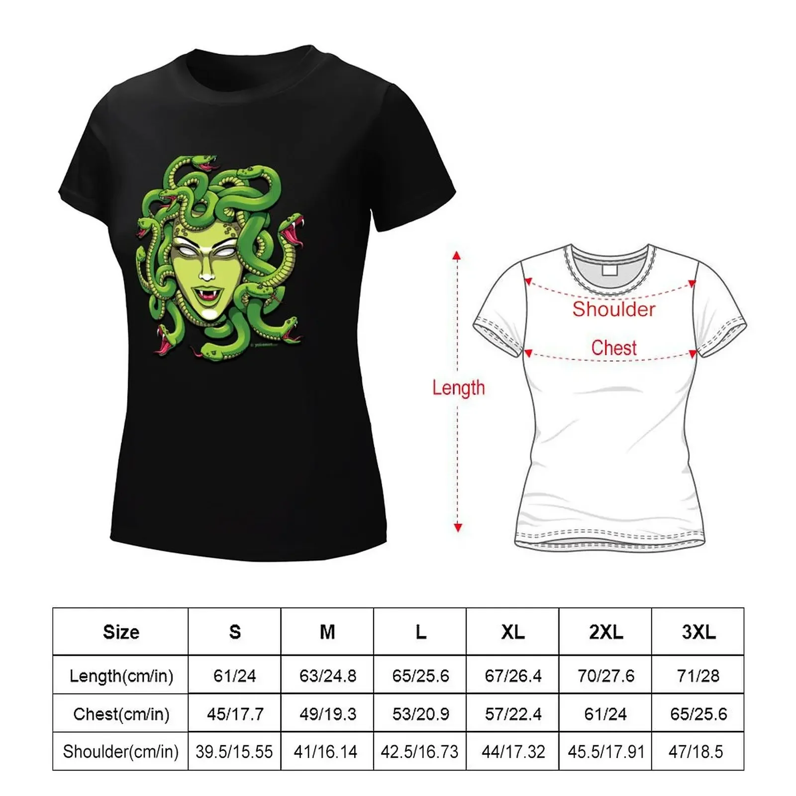 Medusa T-Shirt aesthetic clothes Blouse quick drying tshirts for Women