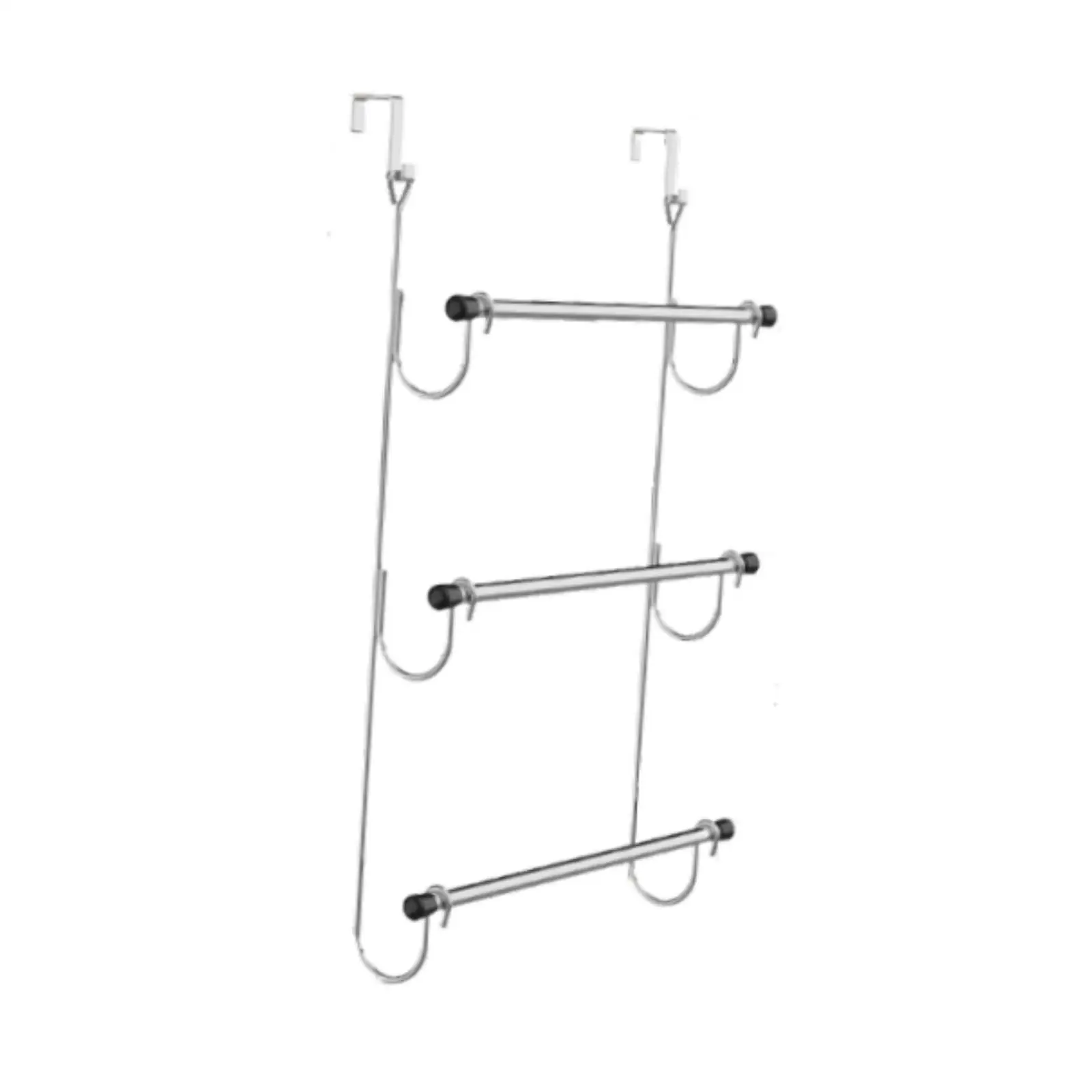 Over The Door Towel Rack Multipurpose Portable Keep Tidy Sturdy 3 Tier Door
