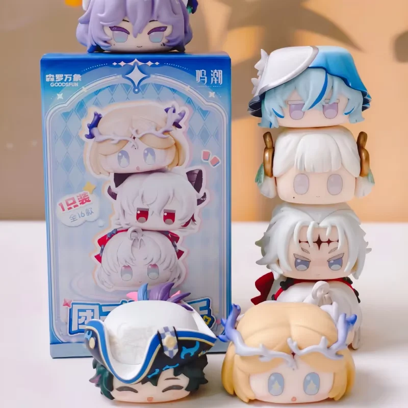 Original Wuthering Waves Blind Box Cartethyia & Cantarella Dumpling Stapelbare Kawaii Sammelfiguren Anime-Geschenke